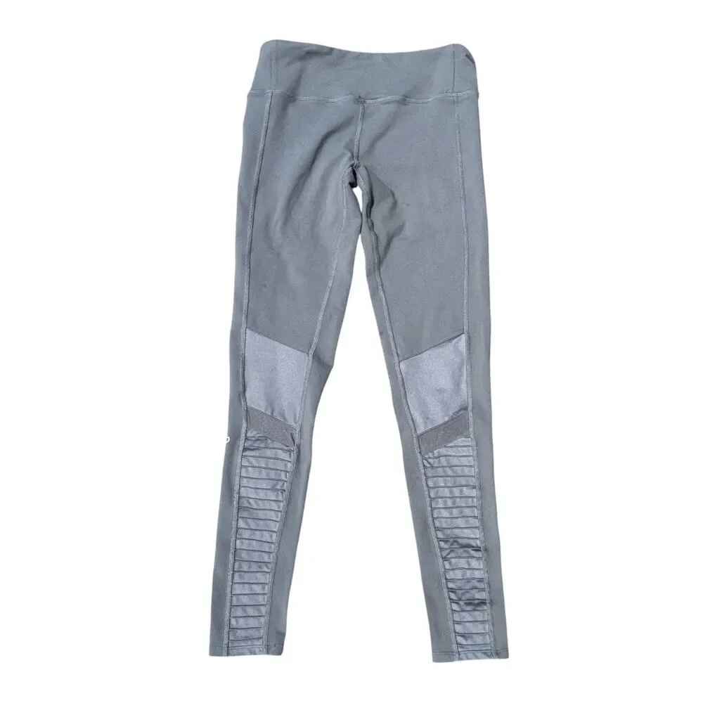 Alo Yoga Women’s High Wasted Leggings Gray Size Small Athletic Performance Gym
